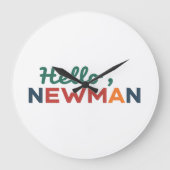 hallo "Ja, Newman." Grote Klok (Voorkant)