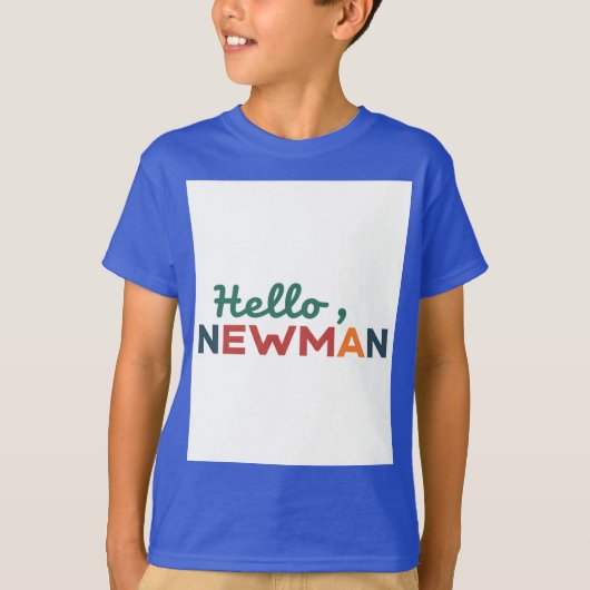 hallo "Ja, Newman." T-shirt (Voorkant)