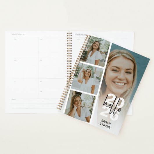 Hallo Jaarlijks fotocollage 2026 Planner (Display)