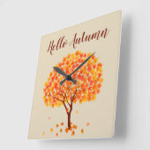 hallo jaarmantel vierkante klok (Hoek)