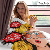 Hallo jaren '30 Vrouw  Retro jaren '90 Leuke Verja Sherpa Deken