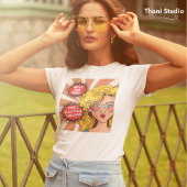 Hallo jaren '30 Vrouw  Retro jaren '90 Leuke Verja T-shirt