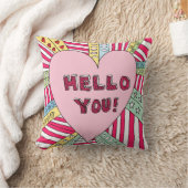 hallo je de moderne trend van de moderne tijd kussen (Deken)