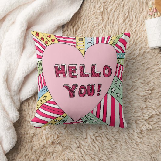 hallo je de moderne trend van de moderne tijd kussen (Deken)