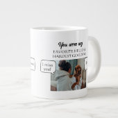 Hallo Je was mijn favoriet Grote Koffiekop (Voorkant rechts)