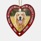 Hallo Je was mijn favoriet Keramisch Ornament (Links)