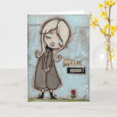 Hallo Jeetje, prachtig! - Lege binnenkant Kaart (Gele Bloem)