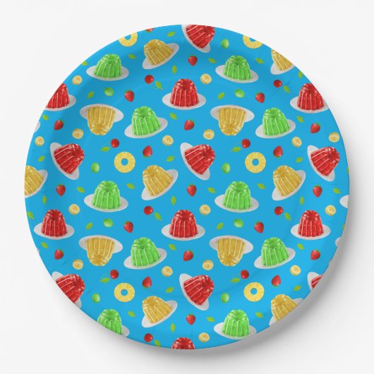 Hallo Jello-bord Papieren Bordje (Voorkant)