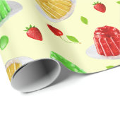 Hallo Jello Inpakpapier - op Geel (Rol Hoek)