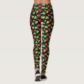 Hallo Jello Tights - op Zwart Leggings (Achterkant)