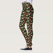 Hallo Jello Tights - op Zwart Leggings (Links)