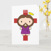 Hallo Jezus Kaart (Gele Bloem)