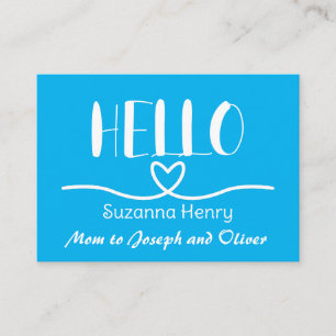 Hallo Jongen Mama Contact Kaart Mama Bellen Kaart