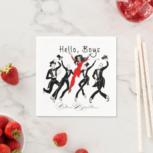 Hallo, jongens servet (Insitu)