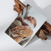 Hallo Jou. Elegante minimalistische script kalligr Aankondiging