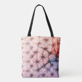 Hallo Jou. Stijlvolle moderne kleurrijke Canvas ta Tote Bag (Achterkant)