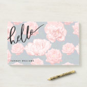 hallo Jouw namen notities toevoegen Post-it® Notes (Op bureau)