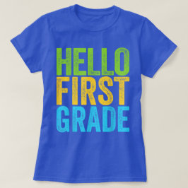 Hallo juf eerste klas Coquette potlood strik T-shirt