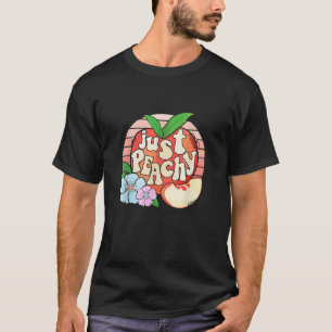 Hallo Just Peachy Zomer Vibes Zomer Vakantie T-shirt