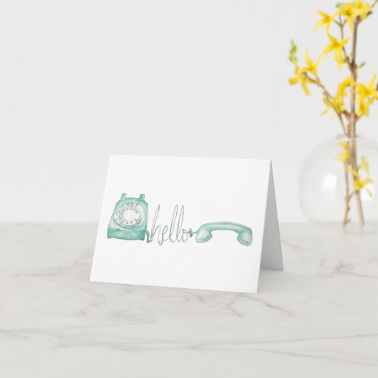 hallo kaart (Gele Bloem)