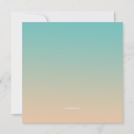 hallo kaart (Achterkant)