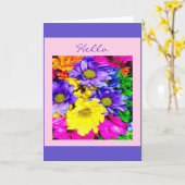 Hallo Kaart (Gele Bloem)