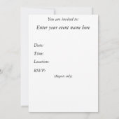 hallo kaart (Achterkant)