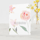 hallo kaart (Gele Bloem)