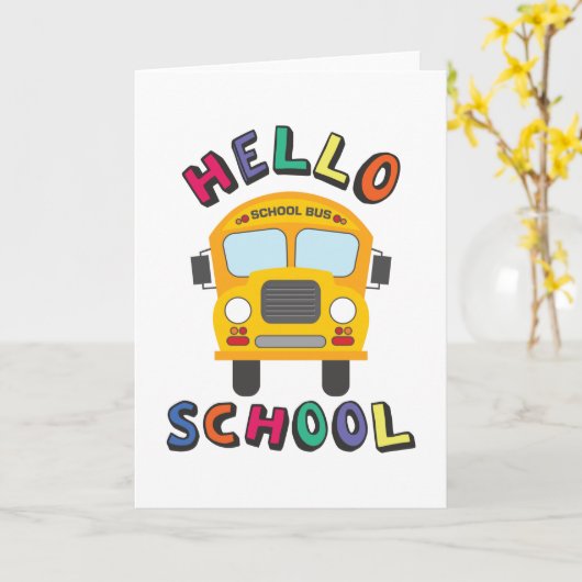 hallo kaart (Gele Bloem)