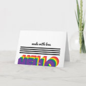 hallo kaart (Achterkant)