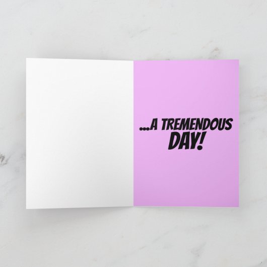 HALLO KAART DONALD TRUMP SISTER (Binnen)