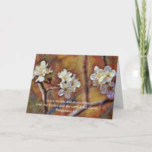 Hallo Kaart Faith Blossom Flowers