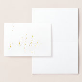 Hallo Kaart Gold Foil (Display)