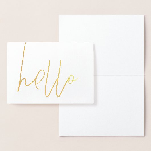 Hallo Kaart Gold Foil (Display)