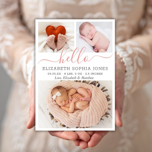 hallo Kaarten van de Aankondiging van de geboorte 