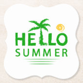 hallo kartonnen onderzetters (Voorkant)