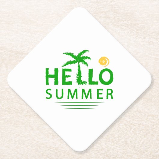 hallo kartonnen onderzetters (Voorkant)