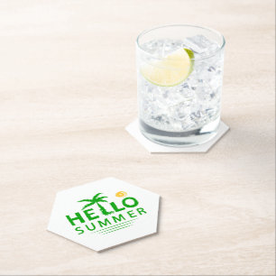 hallo kartonnen onderzetters