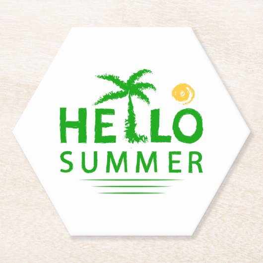 hallo kartonnen onderzetters (Voorkant)