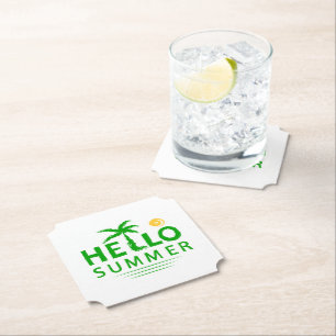 hallo kartonnen onderzetters