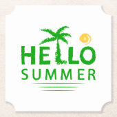 hallo kartonnen onderzetters (Voorkant)