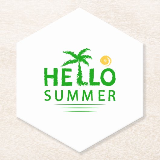 hallo kartonnen onderzetters (Voorkant)