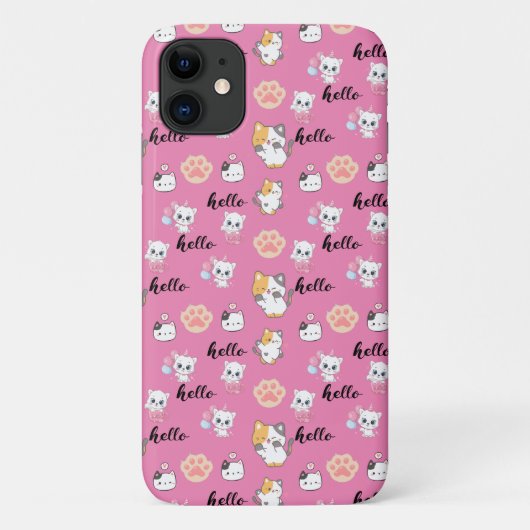 hallo Kat Case-Mate iPhone Case (Achterkant)