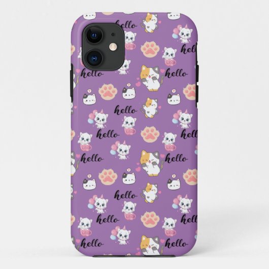 hallo Kat Case-Mate iPhone Case (Achterkant)