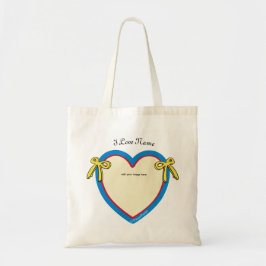 Hallo Kat Dingus Bows & Heart gepersonaliseerd Tote Bag