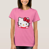 Hallo Kat Hallo Kat Peeking Out - Iconisch T-shirt (Voorkant)