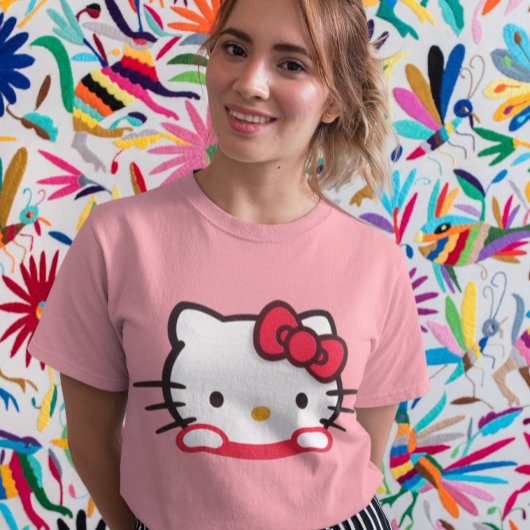 Hallo Kat Hallo Kat Peeking Out - Iconisch T-shirt