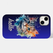 Hallo Kat IPhone Case (Achterkant (horizontaal))