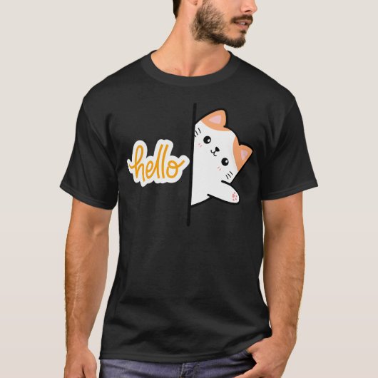 Hallo Kat Mijn T-shirt (Voorkant)
