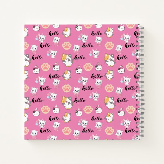 hallo kat notitieboek (Achterkant)